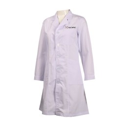 NU050 Customized Long Sleeve Clinic Uniform Doctor's Gown HK Clinic Uniform Supplier NU050 Customized Long Sleeve Clinic Uniform Doctor's Gown HK Clinic Uniform Supplier